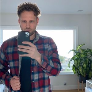 Original Vintage Pendleton Virgin Wool flannel.